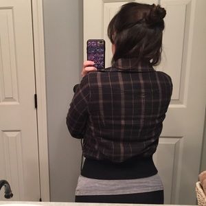 Tommy Jeans plaid bomber puffer jacket WARM